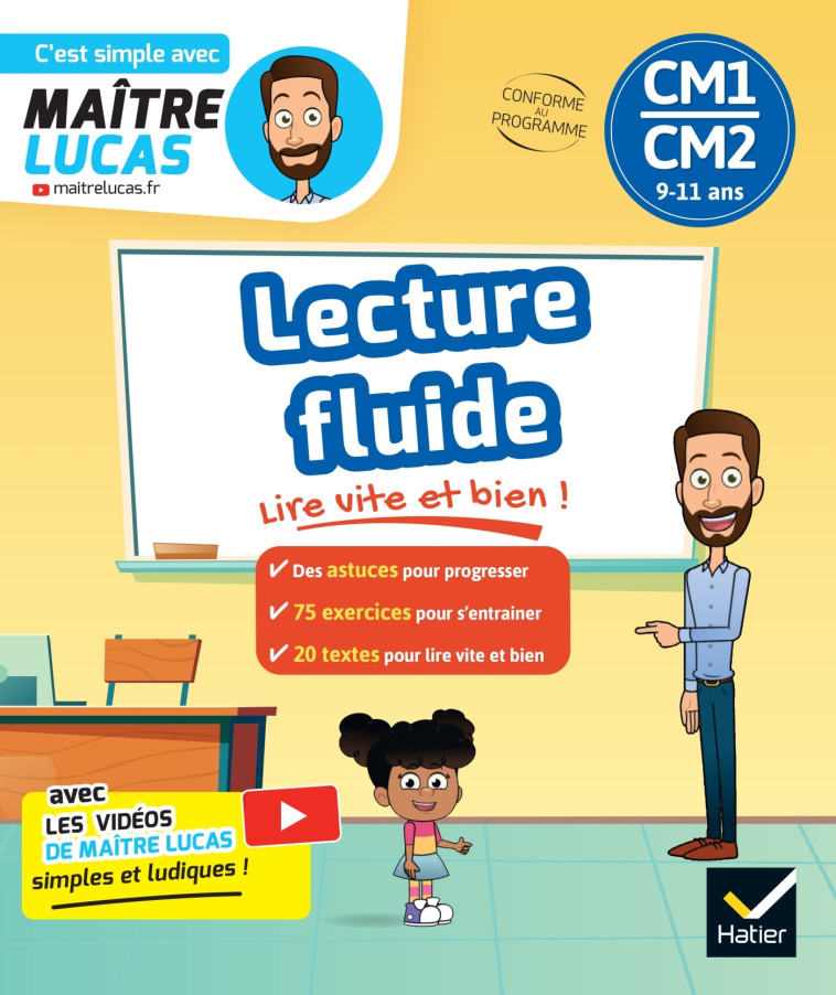 Lecture fluide CM1-CM2 - 10-11 ans - Grison Stéphanie - HATIER