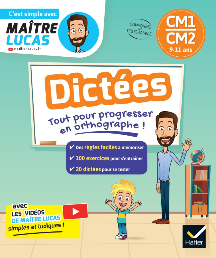 Dictées CM1-CM2 - 10-11 ans - Amram Nicole - HATIER