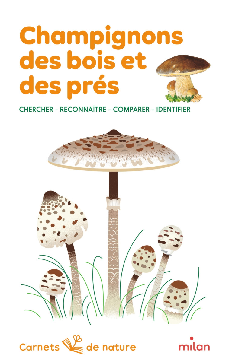 Champignons des bois et des prés - Bustarret Nicole, Appell-Mertiny Hélène, Brunellière Lucie - MILAN