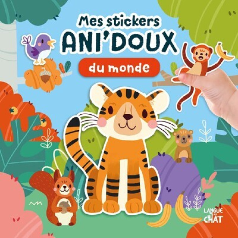 Mes stickers Ani'doux du monde - Pillow Mad, Collectif Collectif - LANGUE AU CHAT