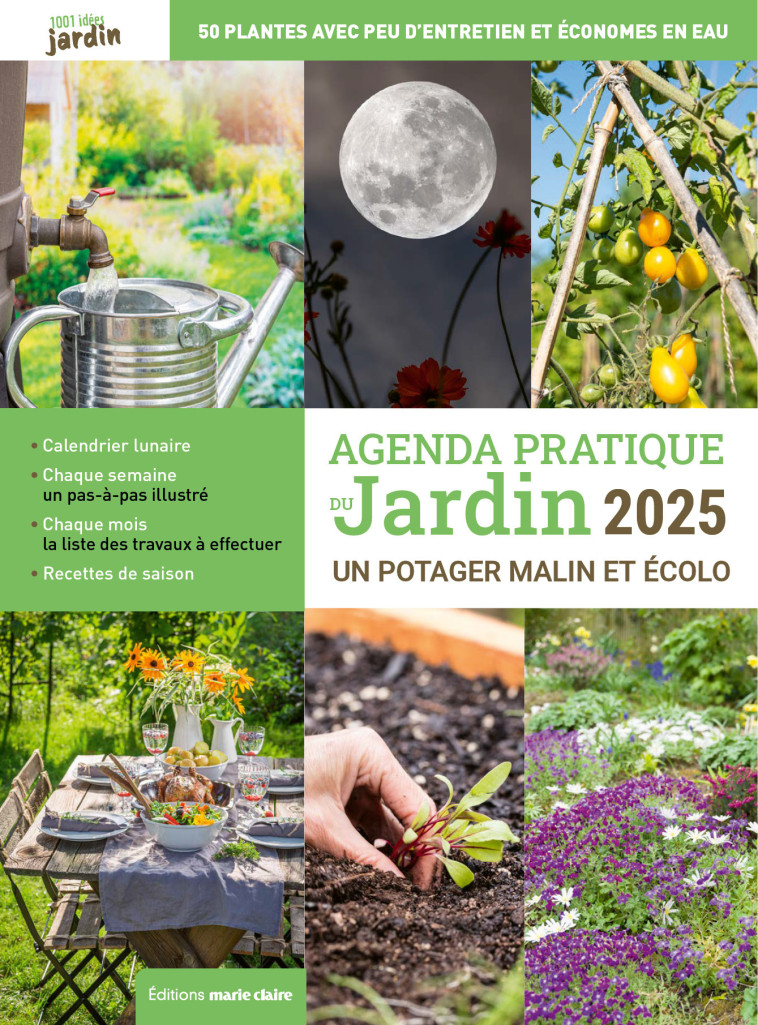 Agenda pratique du jardin 2025 - Lefrançois Sandra - MARIE-CLAIRE