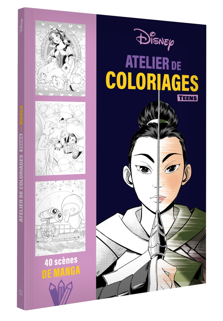 DISNEY TEENS - Atelier de coloriages - Manga - XXX - DISNEY HACHETTE