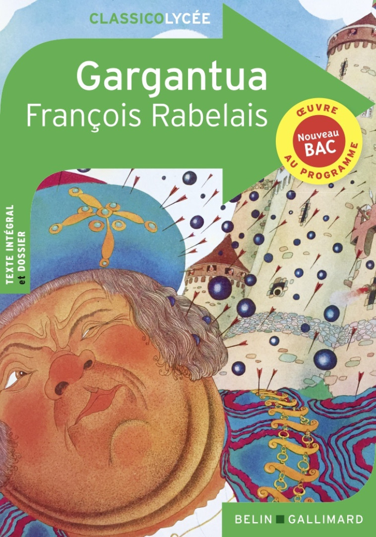 Gargantua - Rabelais François - BELIN EDUCATION