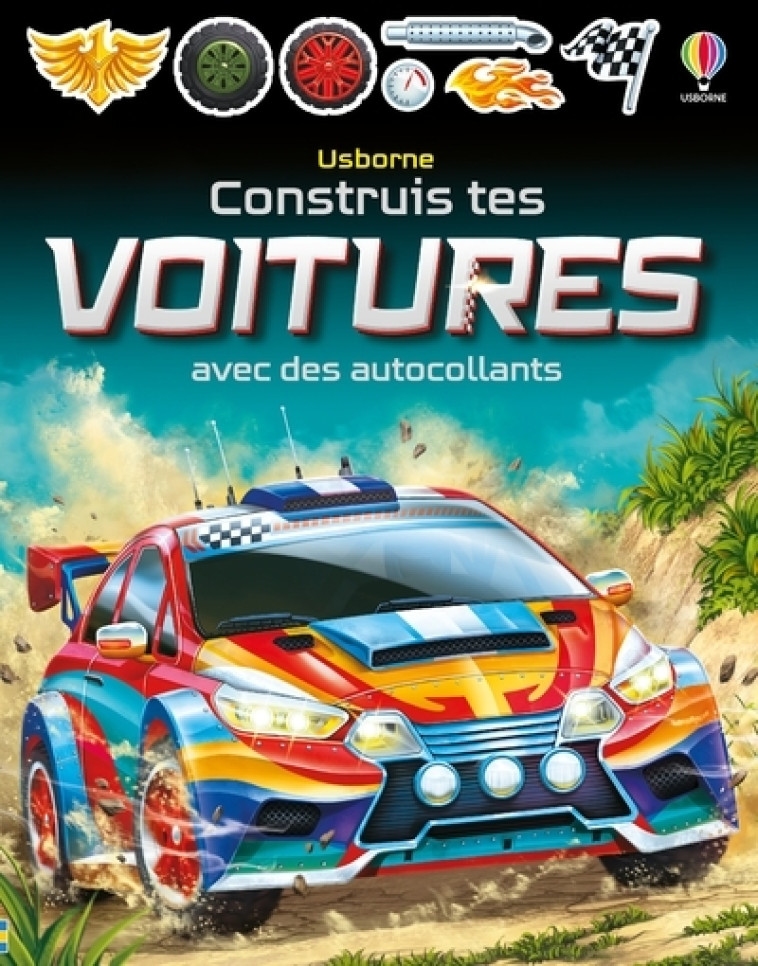 Construis tes voitures avec des autocollants - dès 5 ans - Tudhope Simon, Shirley John - USBORNE