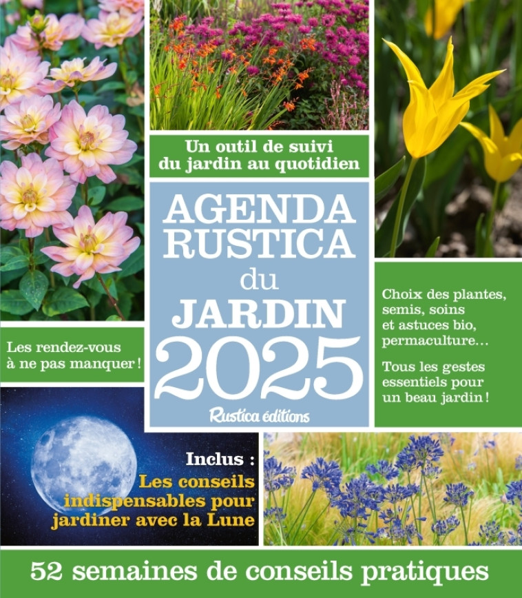 AGENDA RUSTICA DU JARDIN 2025 - ELGER ROBERT - RUSTICA