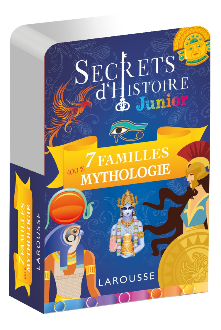 SECRETS D-HISTOIRE JUNIOR 7 FAMILLES MYTHOLOGIE - XXX - LAROUSSE