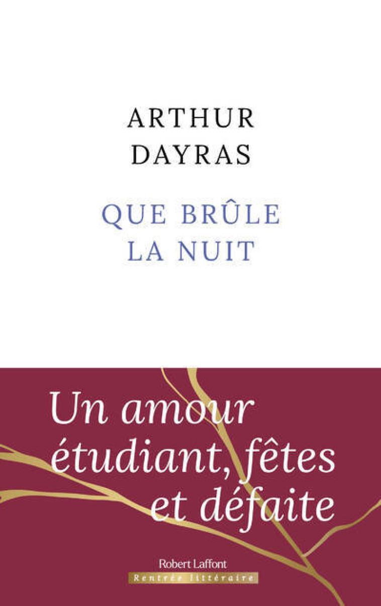 Que brûle la nuit - DAYRAS Arthur - ROBERT LAFFONT