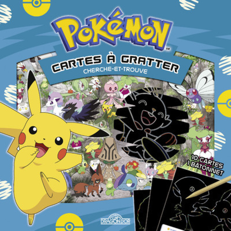 Pokémon - Cartes à gratter cherche-et-trouve à Galar - The Pokémon Company The Pokémon Company - DRAGON D OR