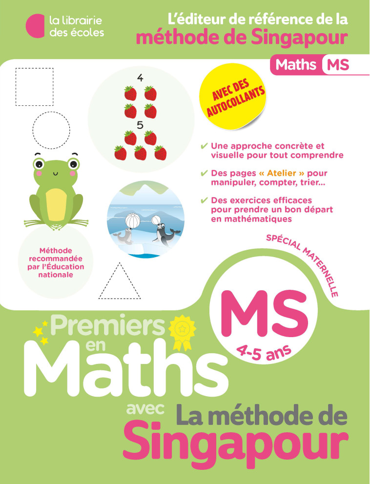 Premiers en maths - Méthode de Singapour MS - COLLECTIF - LIB DES ECOLES