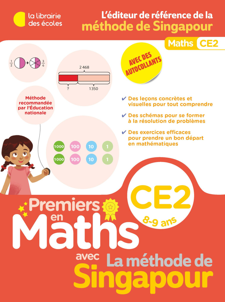 Premiers en maths - Méthode de Singapour CE2 - COLLECTIF - LIB DES ECOLES