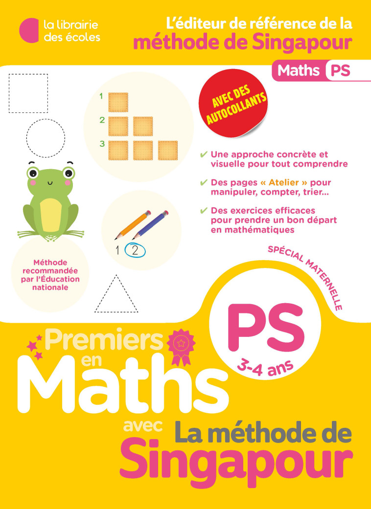 Premiers en maths - Méthode de singapour PS - COLLECTIF - LIB DES ECOLES