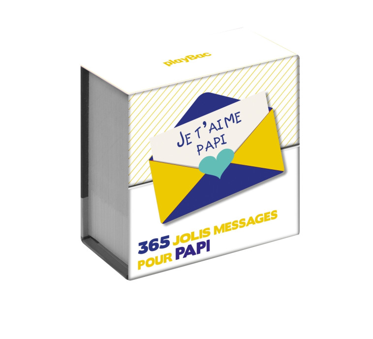 Mini calendrier - 365 jolis messages pour Papi -   - PLAY BAC