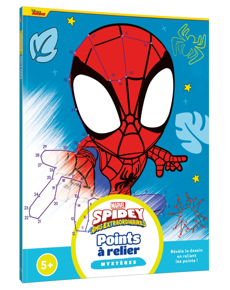 SPIDEY ET SES AMIS EXTRAORDINAIRES - Points à relier mystères (5+) - MARVEL - COLLECTIF - DISNEY HACHETTE