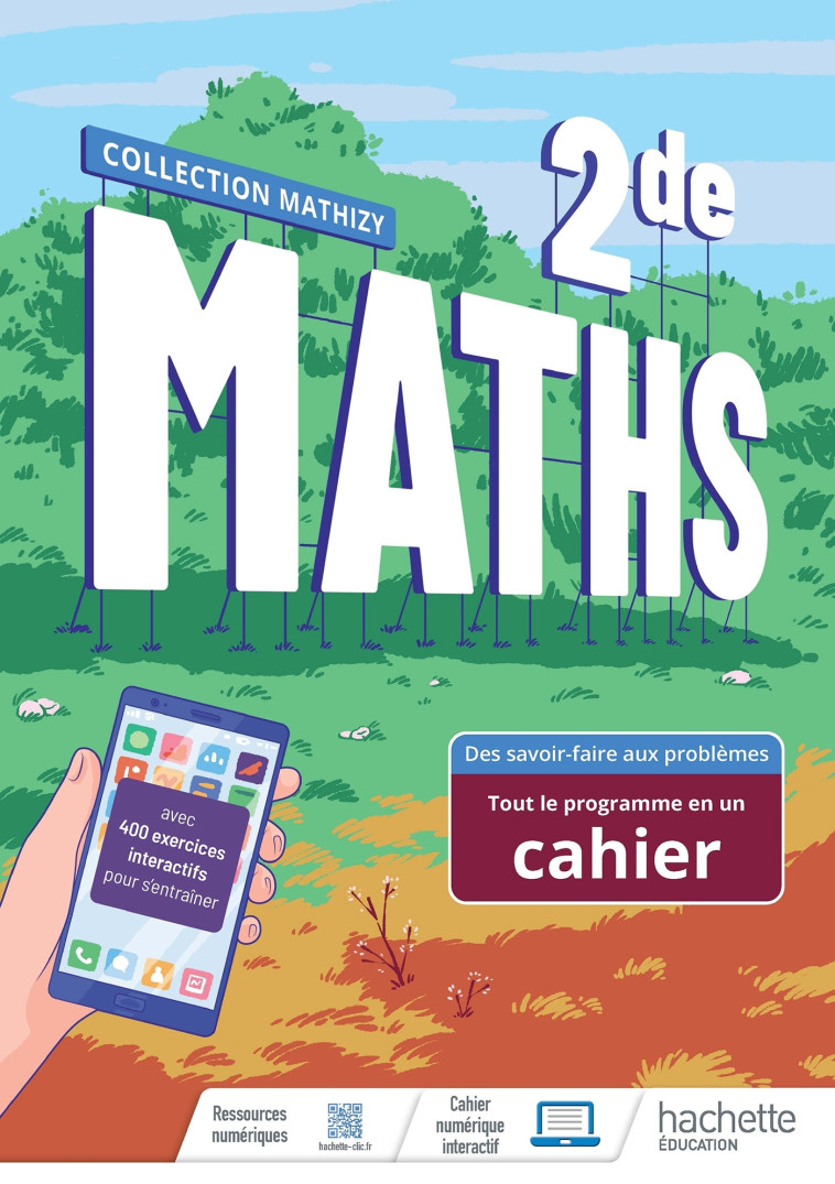 Mathématiques 2nde - cahier élève - Ed. 2022 - Barnet Christophe - HACHETTE EDUC