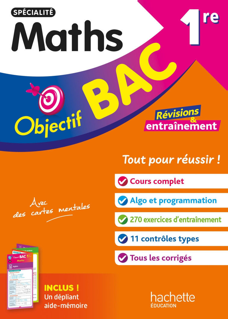 Objectif BAC 1re spécialité Maths BAC 2025 - Nadine Billa, Eric Barbazo - HACHETTE EDUC