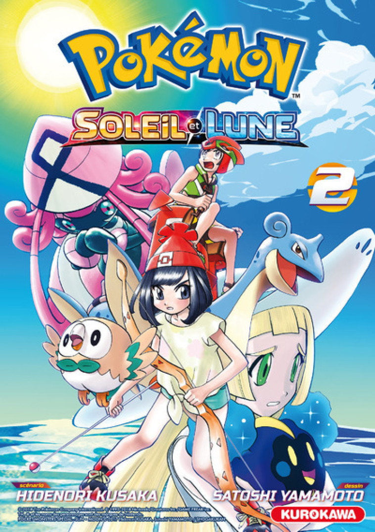 Pokémon Soleil et Lune - tome 2 - Hidenori Kusaka, Satoshi Yamamoto - KUROKAWA