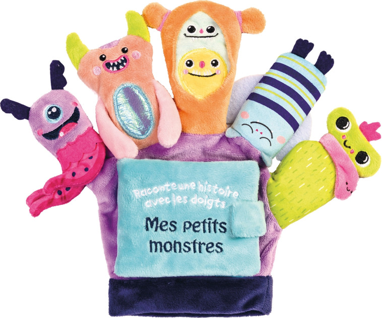 Mes petits monstres, Livre-gant - Francesca Ferri - GLENAT JEUNESSE