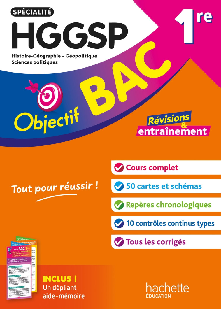 Objectif BAC 1re spécialité HGGSP BAC 2025 - Vincent Adoumié - HACHETTE EDUC