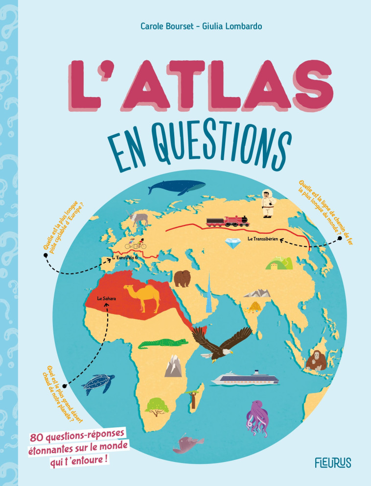 L'atlas en questions - Carole Bourset, Giulia Lombardo - FLEURUS