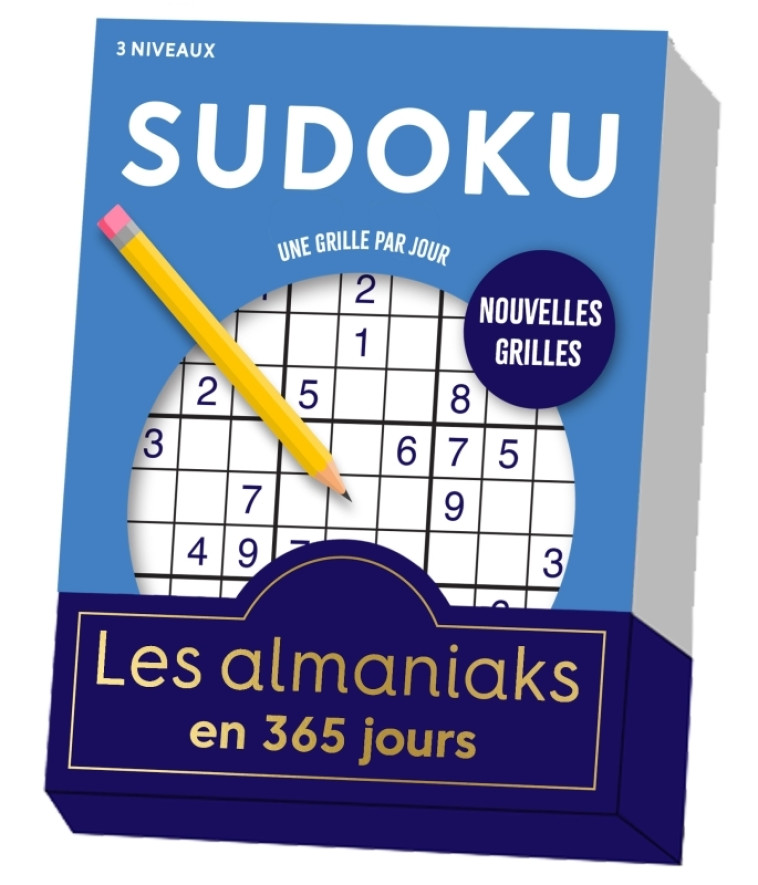 Almaniak Sudoku nouvelles grilles, une grille par jour - COLLECTIF - 365 PARIS