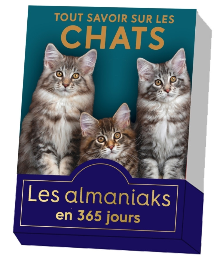 Almaniak Tout savoir sur les chats en 365 jours - Isabelle Collin - 365 PARIS