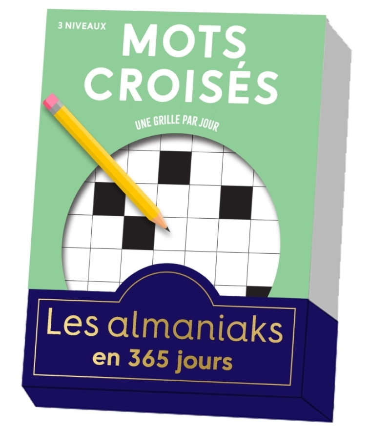 Almaniak Mots croisés, une grille par jour - COLLECTIF - 365 PARIS