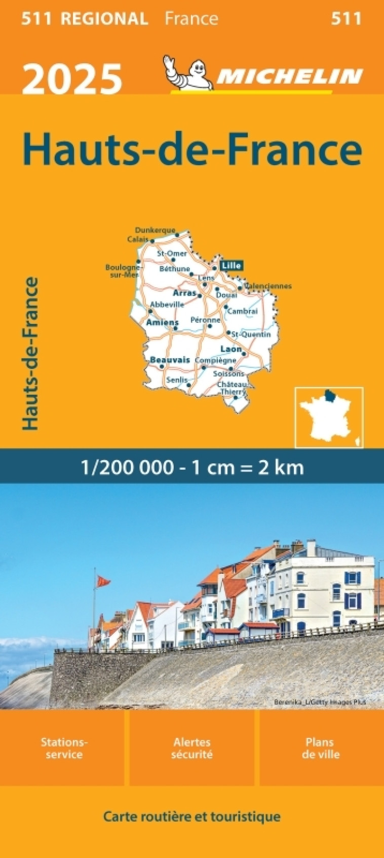 Carte Régionale Hauts-de-France 2025 - XXX - MICHELIN