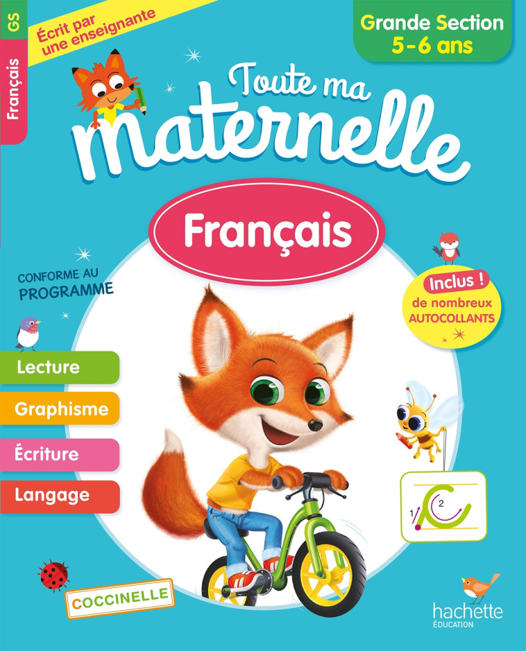 Toute Ma Maternelle - Français Grande Section (5-6 ans) - Caroline Marcel - HACHETTE EDUC