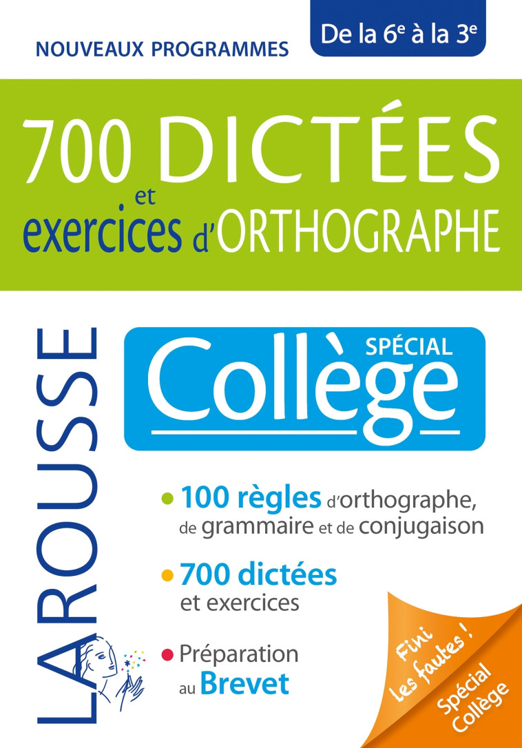 700 DICTEES ET EXERCICES D-ORTHOGRAPHE SPECIAL COLLEGE - VULIN ANDRE - LAROUSSE