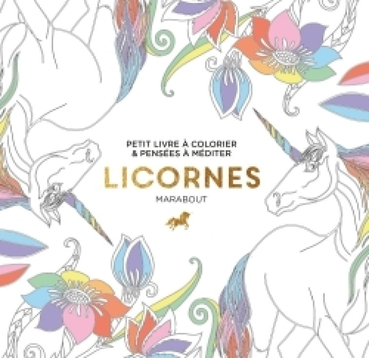 Le petit livre de coloriage : Licornes -   - MARABOUT