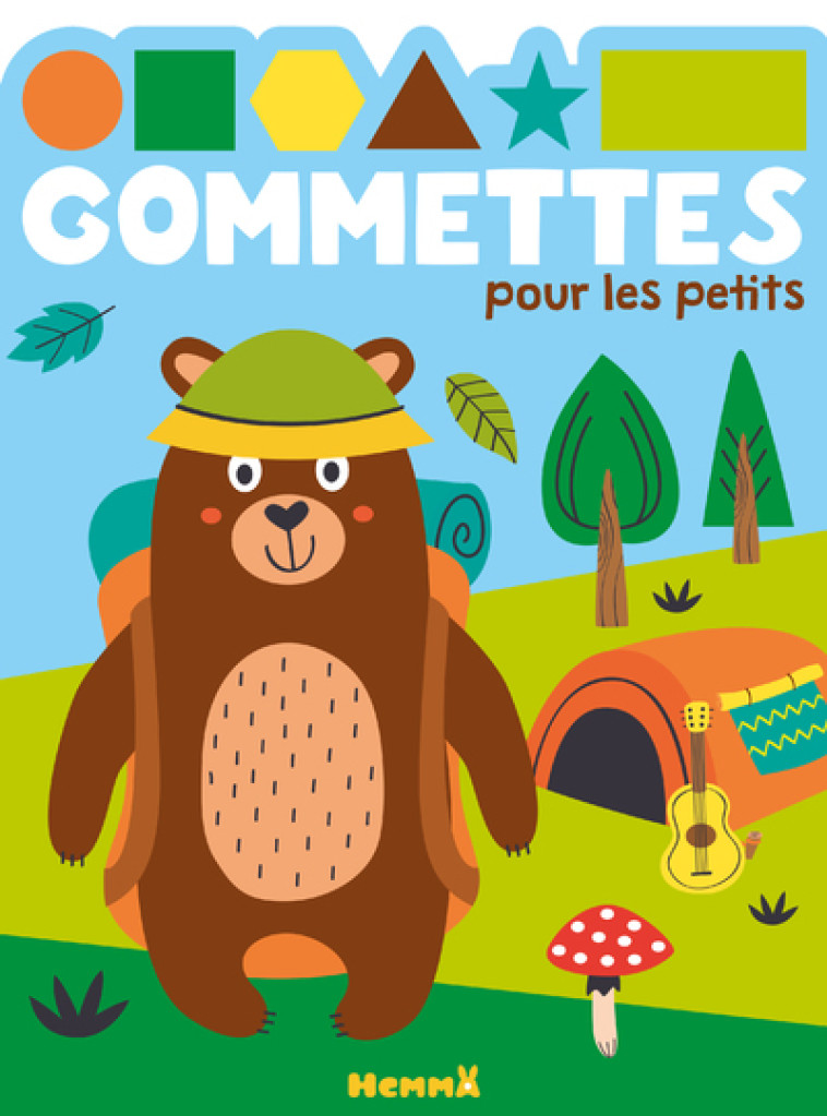 Gommettes pour les petits (Ours camping) - Collectif Collectif - HEMMA