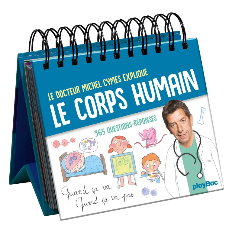 Calendrier - Le corps humain en 365 questions avec Michel Cymes - Michel Cymes - PLAY BAC