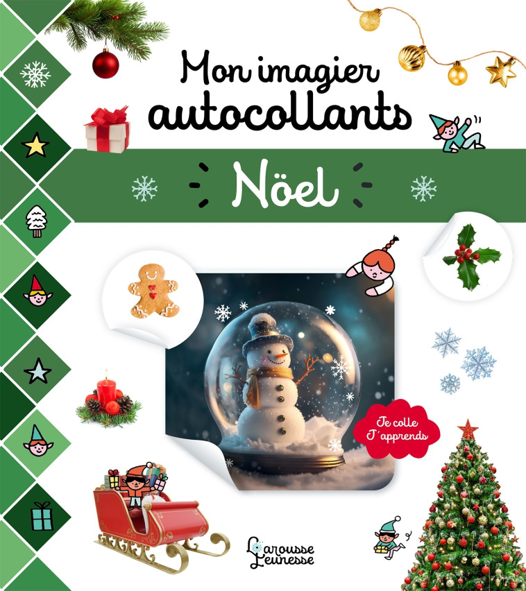 Mon imagier autocollants - Noël -   - LAROUSSE