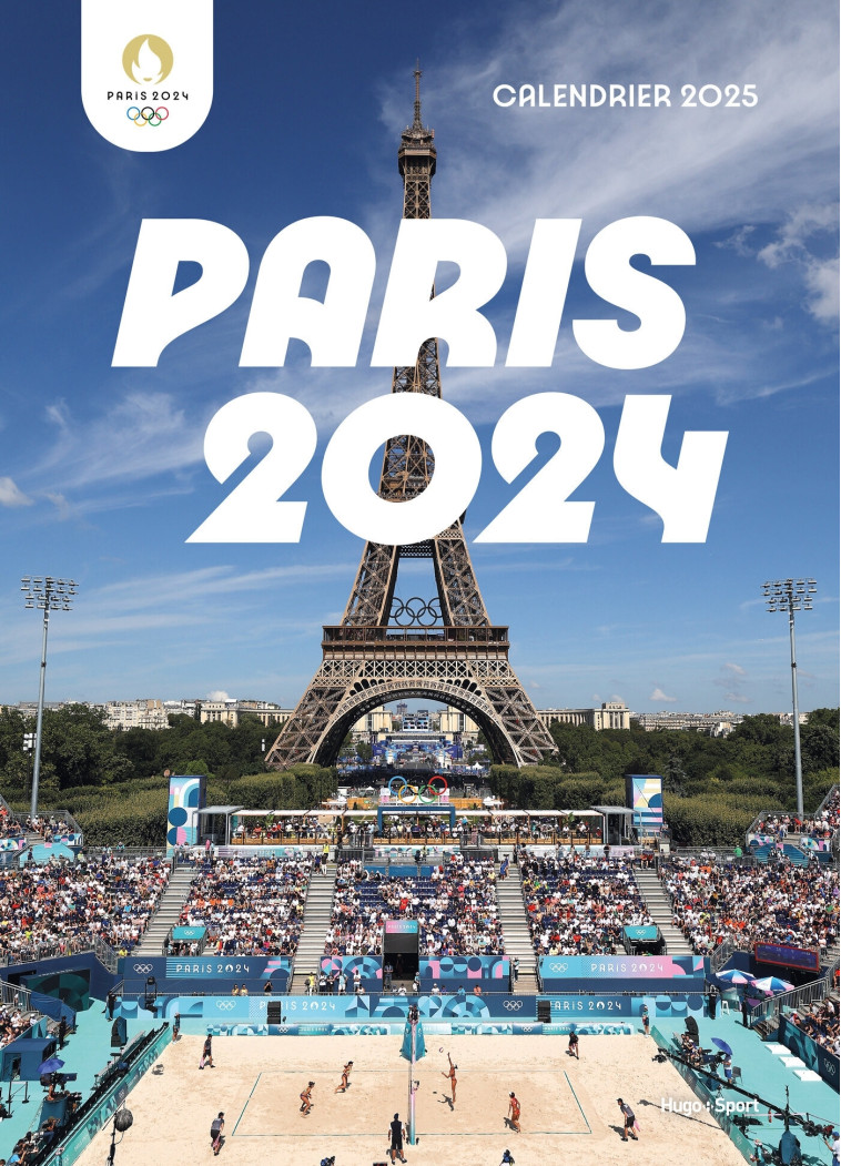 Grand format calendrier Paris 2024 - 2025 - PARIS 2024 - HUGO IMAGE