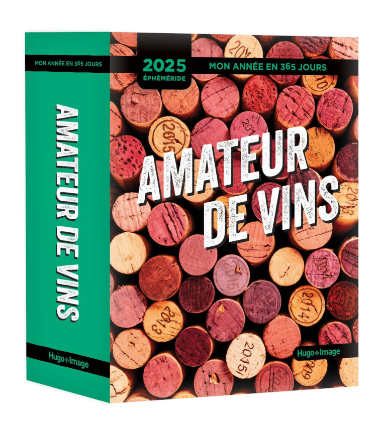 Mon année en 365 jours - 2025 - Amateur de vins - COLLECTIF - HUGO IMAGE