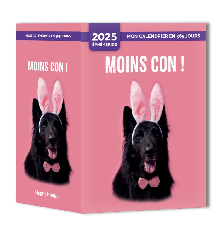 Mon calendrier 2025 - Moins con ! - Nadia Ivanova - HUGO IMAGE