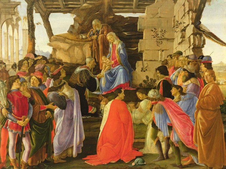 calendrier de l avent l adoration des mages - botticelli - BOTTICELLI SAND - MINEDITION