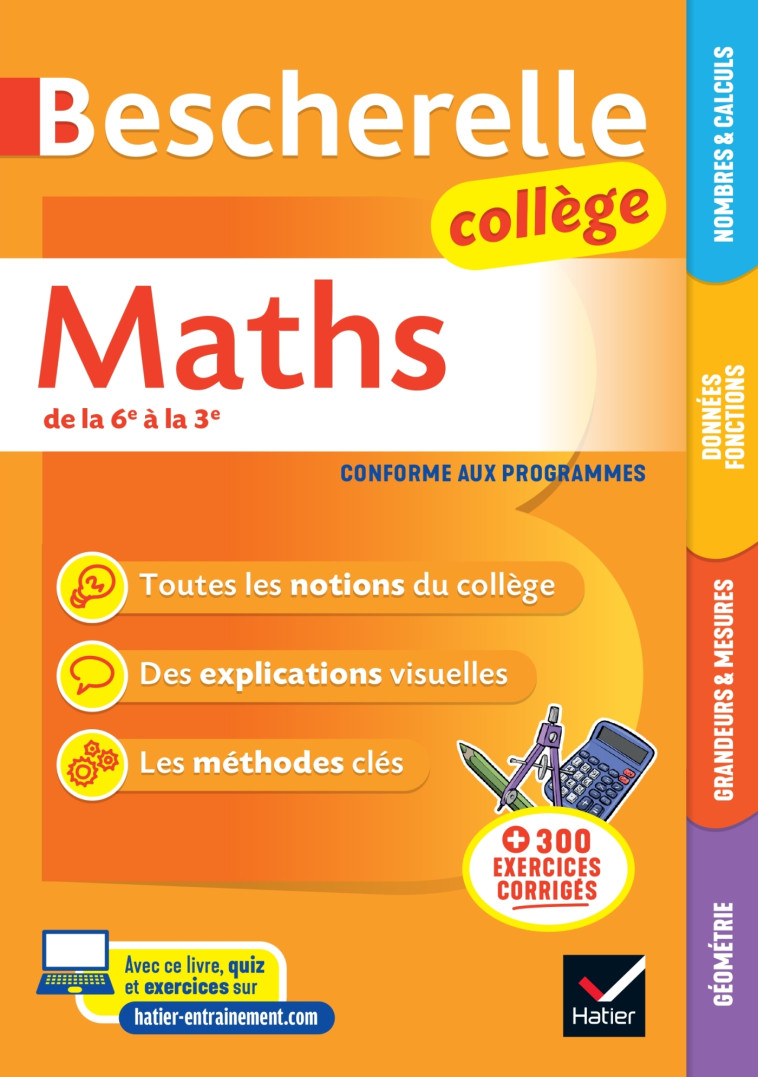 Bescherelle collège - Maths (6e, 5e, 4e, 3e) - Jérôme Mante, Michel Mante - HATIER