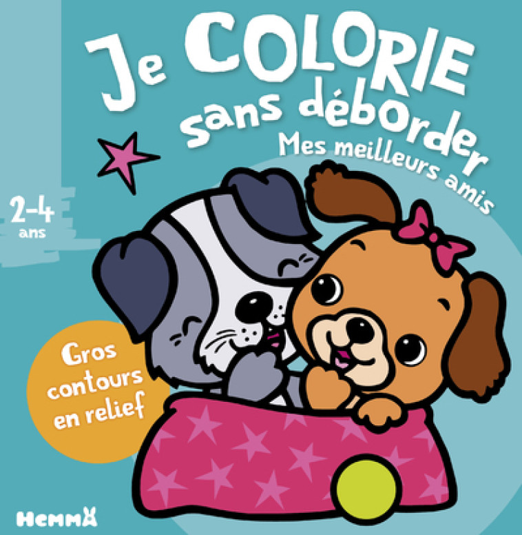 Je colorie sans déborder (2-4 ans) - Mes meilleurs amis - PIETTE NADINE - HEMMA