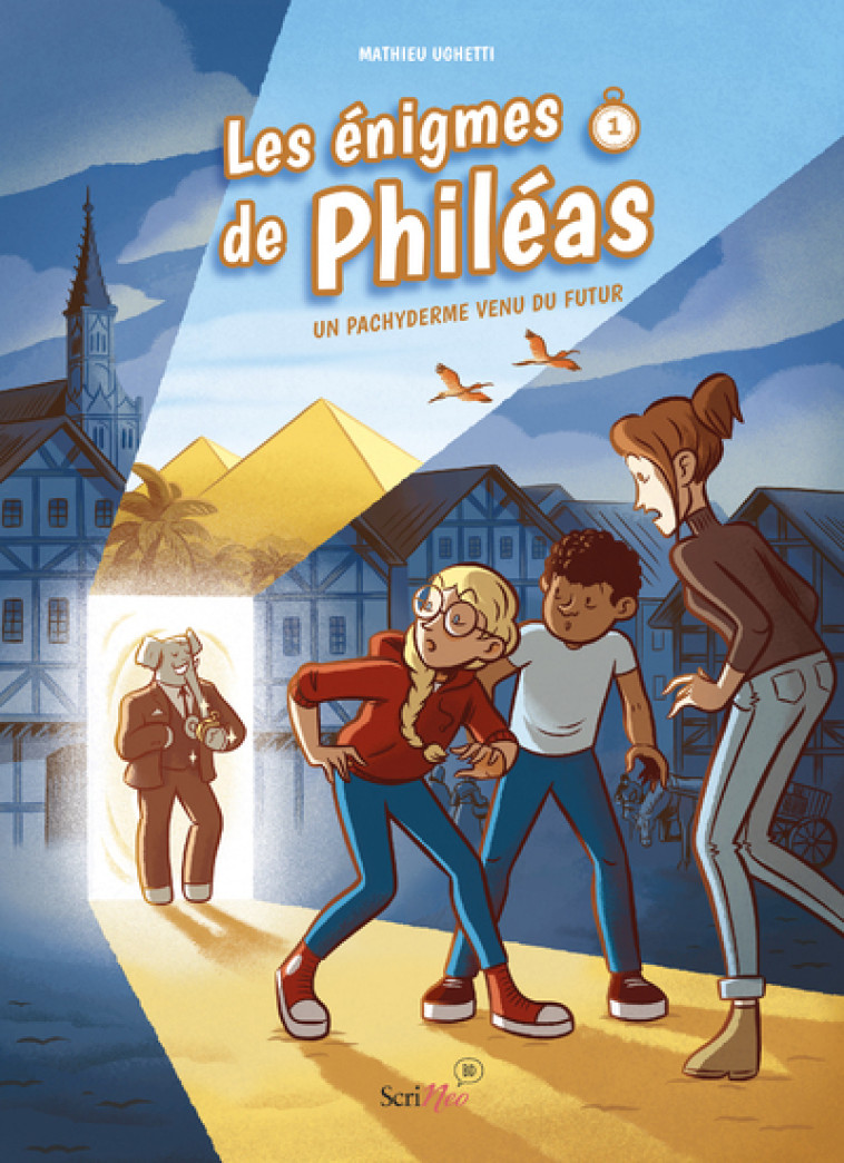 Les énigmes de Phileas - Un pachyderme venu du futur - Tome 1 - Mathieu Ughetti - SCRINEO