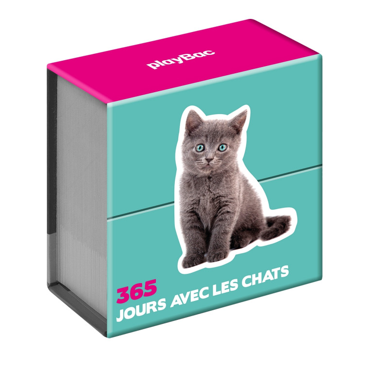 Mini calendrier - 365 jours avec les chats - XXX - PLAY BAC