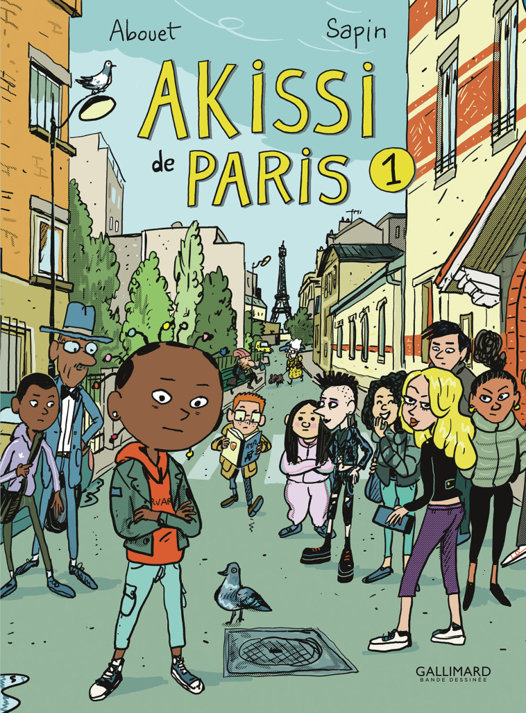 Akissi de Paris -  ABOUET/SAPIN, Mathieu Sapin, Marguerite Abouet - GALLIMARD BD