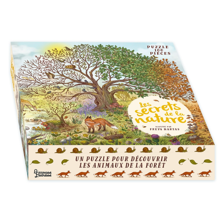 PUZZLE SECRETS DE LA NATURE - COLLECTIF - LAROUSSE