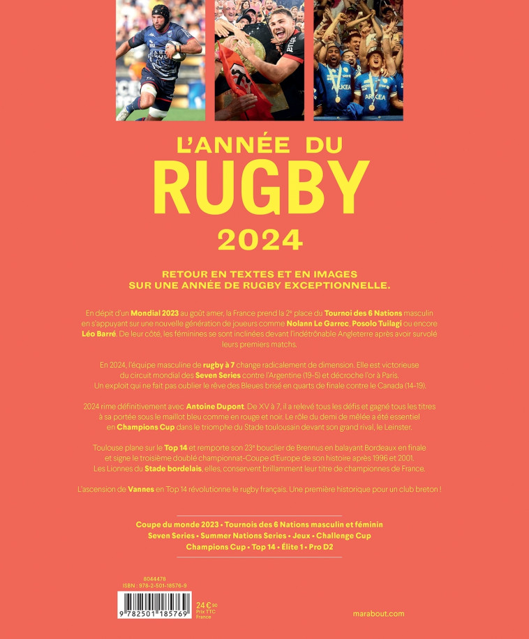 L'année du rugby 2024 - XXX - MARABOUT