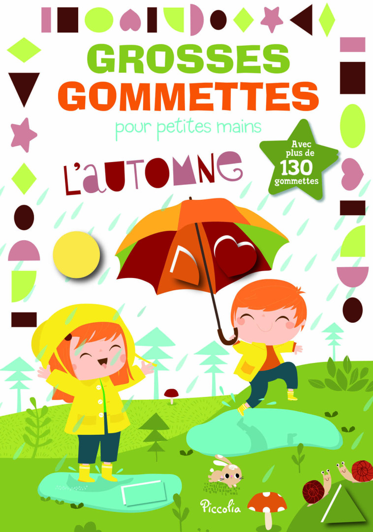 L'automne Grosses gommettes pour petites mains - Veronique Petit - PICCOLIA