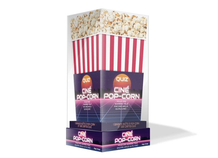 Coffret Quiz Ciné pop-corn - Philippe Lombard - HUGO IMAGE