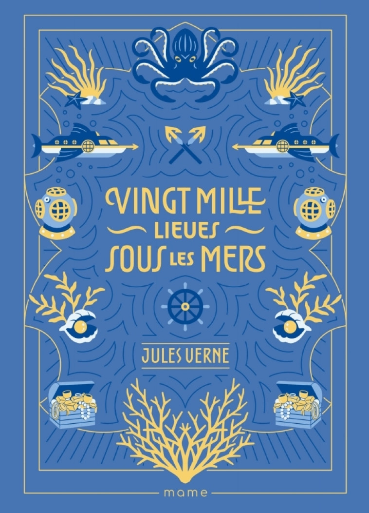 Vingt mille lieues sous les mers - Jules Verne, Antonio Javier Caparo, Cyla Costa Cyla Costa,  Cyla Costa - MAME