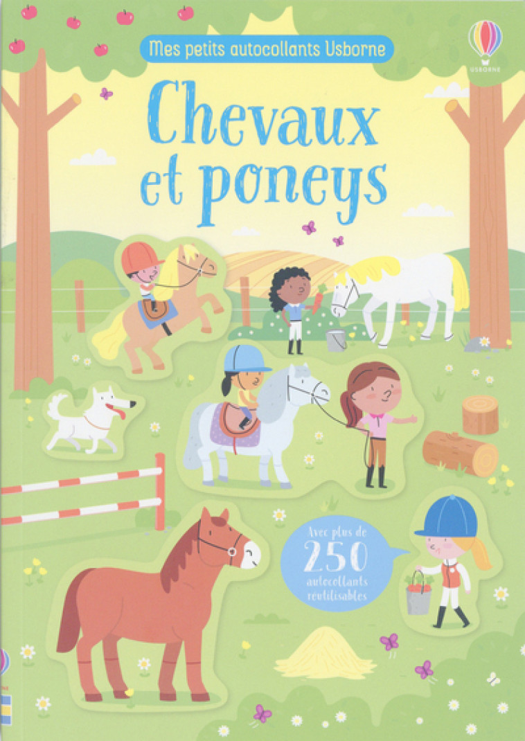 Chevaux et poneys - Mes petits autocollants Usborne - Kirsteen Robson, Adrien Siroy, Hannah Ahmed, Eléonore Souchon - USBORNE