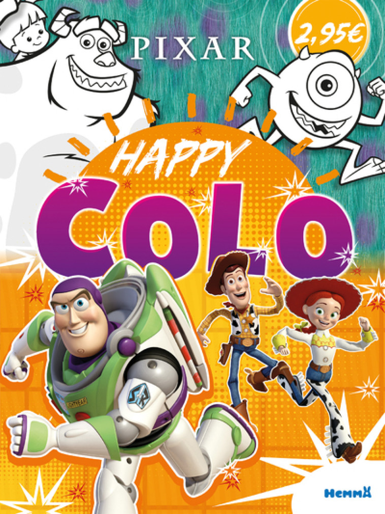 Disney Pixar - Happy Colo (Buzz, Woody et Jessy) - Collectif Collectif - HEMMA