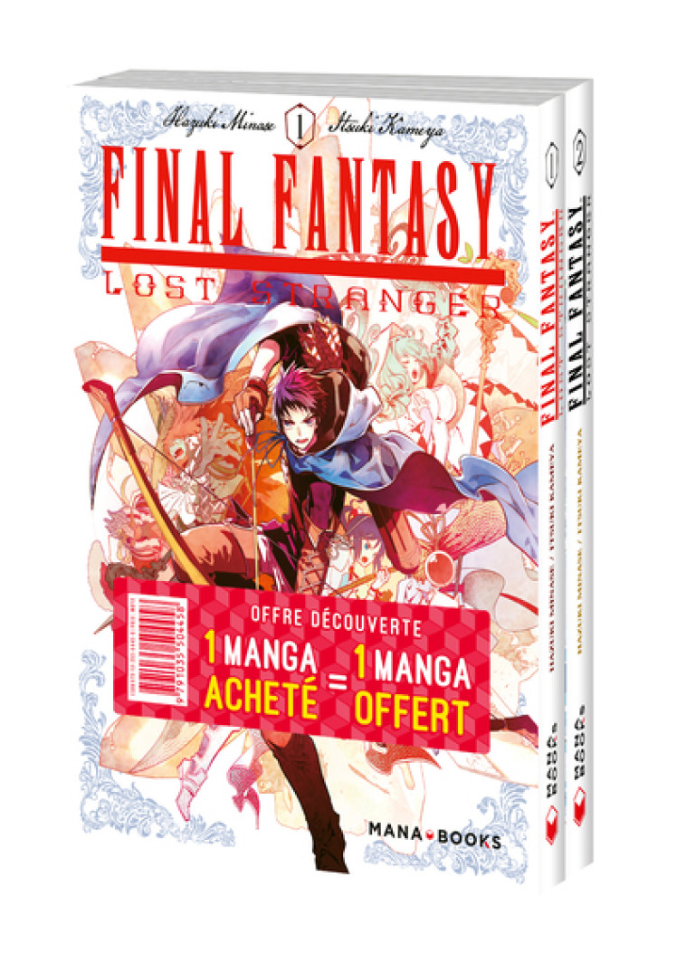 Pack découverte Final Fantasy Lost Stranger T01 & T02 - Hazuki Minase, Itsuki Kameya - MANA BOOKS